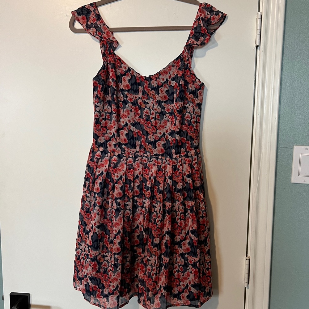 FLORAL MINI DRESS